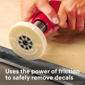 7498 3M Stripe Wheel Adhesive Remover Eraser Removes Decals #2