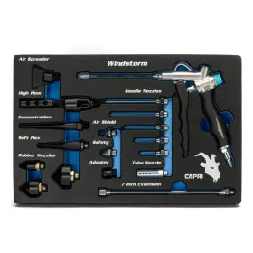 B0D9R937H1 CAPRI TOOLS Air Blow Gun Ultimate Nozzles Rubber