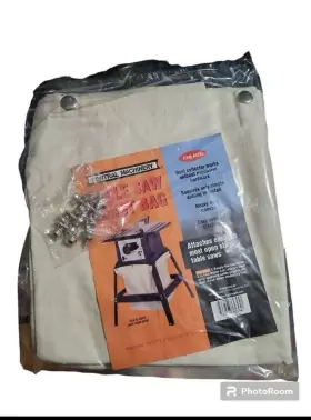 45794 CENTRAL MACHINERY Table Saw Dust Collector Bag Canvas