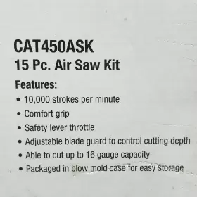 CAT450ASK CORNWELL TOOLS Reciprocating Air Saw Once Kit #2