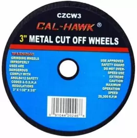 CZCW3 CTT/CAL Wheel Cutting Rpm