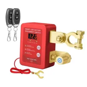Dongguan Xinhui Zhuoyue Hardware Products Co. Ltd Cr2016 12v Intelligent Battery Power-off Switch With Remote - Ideal For Car Red