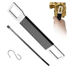 Guandaool 791986910789 3333 Emergency Gas Shut Off Tool Dual-size Valve Wrench With Non-slip