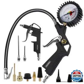 Hausse B08rhh2xvb Heavy Duty Air Compressor Accessory Kit Blow Gun And Hose