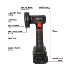 80223 HYPER TOUGH Brushless Cordless Tool Lithium Ion Battery #3