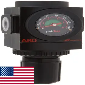 B0057D8M9G INGERSOLL RAND Aro Air Regulator Npt Gauge