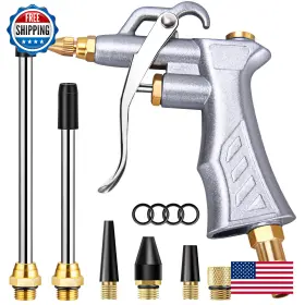 B07GJQJJMQ JASTIND Air Flow Meter Blow Gun Nozzle Steel