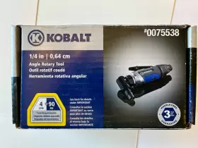 0075538 KOBALT Pneumatic Angle Rotary Tool Cfm