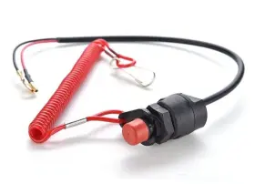 Linageson 940311a9 Universal Boat Safety Kill Stop Switch Tether Lanyard Emergency Cut Off