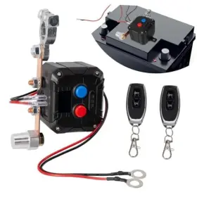 Lizekm Ks001 Kill Switch For Car With Voltage Display 12v/24v 200a Anti Theft Cut Off