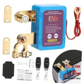 Lszbj Lszbj260207 250a Remote Battery Disconnect Switch 12v With Voltage Display And