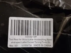 1600673D MAYAGU Tool Rest Wood Lathe Woodworking Curved #3