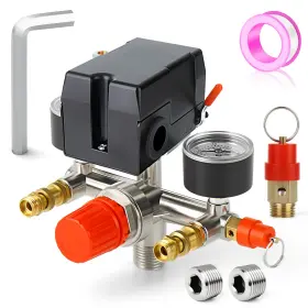B0CC8J3BRC MEANLIN MEASURE Air Compressor Pressure Switch