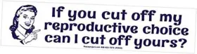 Peace Resource Project S949 If You Cut Off My Reproductive Choice Large Dark Blue
