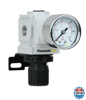 B01BPQDG62 PNEUMATICPLUS Miniature Air Regulator Npt Water