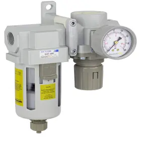 Pneumaticplus B01jncsmws Sau420-n04g Compressed Air Filter Regulator Combo 1/2 Npt - Poly