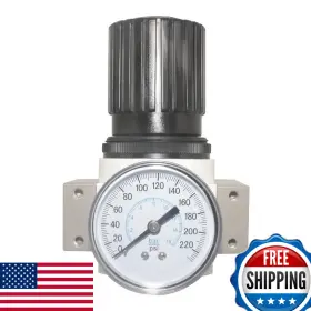 Qolekog B0bnnd9fnd Heavy Duty Air Pressure Regulator 1/4npt 230psi For Compressed