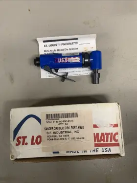 83160 ST.LOUIS PNEUMATIC Mini Angle Head Grinder Nos
