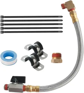 B0D79HZDMF SUNROAD Air Compressor Tank Drain Valve Hose Npt