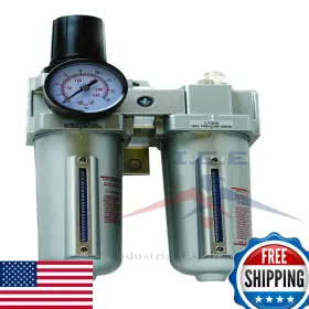 Thb B01nalbck0 3/4 Compressed Air Moisture Filter Regulator Oiler Separator Lubricator