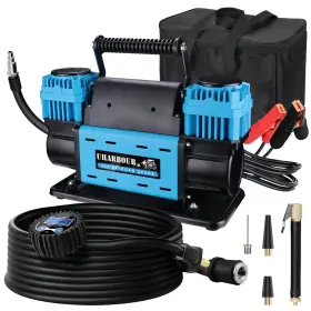 B0DYTX7JLP UHARBOUR Offroad Dual Air Compressor Digital Water
