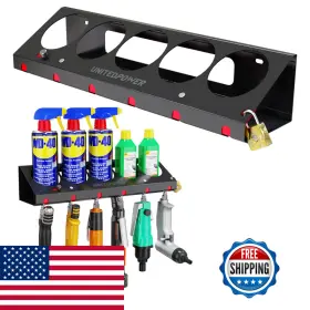 B0B5R1HGSL UNITEDPOWER Pneumatic Tool Holder Lockable Rack