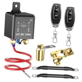 Vidaneta Top008 Top Post Remote Battery Disconnect Switch 12v 250a