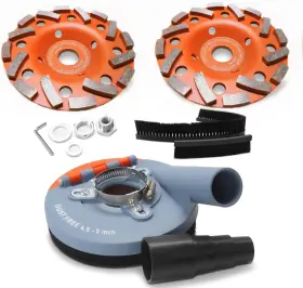 691189976615 WOHENHAO Dust Shroud Angle Grinder Diamond Cup