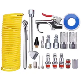 Wynnsky B06w2fw89l Air Compressor Kit 1/4 Inch Npt Tool X 25ft Coil Nylon