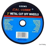 Ctt 12-pc. 3" Cut Off Discs Wheels For Sheet Metal Cutting Grind Welds Czcw3. Fixed Price $10.03.