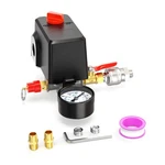 Meanlin Measure Air Compressor Pressure Switch Control Valve 120155 Psi 110v2.... Fixed Price $63.04.