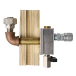 Maxline 1/2" Tubing X 1/4" Female Npt Outlet Through Wall Connector Kit M3810w. Fixed Price $68.78.