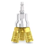 Taisher 3-way Air Manifold 4 Ports Aluminum Industrial Pneumatic Compress.... Fixed Price $27.68.