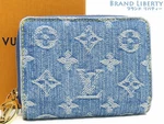 Louis Vuitton Monogram Denim Compact Wallet Blue Japan Exclusive M83160. Fixed Price $1100.00.