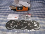Workpad Air Cut Off Tool With 5 Pc 3" Cutting Disc Set Wp01119 Free Shipping. Fixed Price $49.99.
