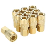 Joroy Brass Air Coupler, 1/4 Inch Body Size, 3/8 Npt Fnpt,. Fixed Price $38.54.