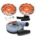 Wohenhao Dust Shroud For Angle Grinder 4.55 Inch + 2 Pcs Diamond Grinding Cup.... Fixed Price $93.87.