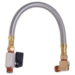 Joroy 10" Flexible Braided Steel Tank Drain Assembly 1/4" Tube 175 Psi. Fixed Price $47.11.