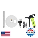 Flexzilla Ag1200fzkit Ergonomic 6 Piece Green X3 Blow Gun Kit Regulates Air. Fixed Price $74.46.