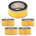 Eujgoov 5pcs Air Compressor Intake Paper Filter Elements 4.2x3x2in Piston Type. Fixed Price $34.41.