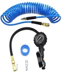 Yotoo Recoil Air Hose Kit With Tire Inflator Gauge, 1/4 Industrial Quick Coup.... Fixed Price $44.99.