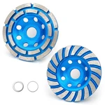Swigrance 2pcs Diamond Concrete Grinding Cup Wheels 115mm 4-1/2" 4.5 Inches. Fixed Price $25.63.