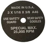 S & G Tool Aid 94870 3" Cut Off Wheel 50 Per Box. Fixed Price $67.66.