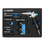 Capri Tools 2-way Air Blow Gun Kit With Nozzles And Rubber Tips, 8-piece. Fixed Price $49.99.