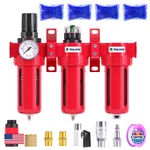 Tailonz Pneumatic 0-150psi 3/8 Inch Npt Aluminum Alloy Industrial Grade Three. Fixed Price $171.98.