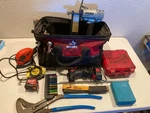 Husky Pro Tool Tote Bag Loaded With Tools Craftsman Sockets Hammers Hitachi #2. Fixed Price $109.99.