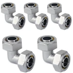 Pikwo 5pc Elbow Air Piping Fittings 3/4 X Tubing Brass-nickel Plated 200psi. Fixed Price $76.30.