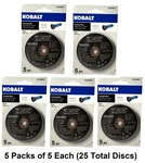 3" Metal Cutting Discs Max Rpm 25,000 Kobalt (25 Total Discs) (5-pack) New. Fixed Price $31.49.