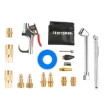 Craftsman 18-piece Air Compressor Accessory Kit Pneumatic Tools Set. Fixed Price $46.12.