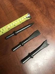 3x New Air Chisel Set Fits Husky Hammers Weld Buster Tapered Punch Ripping. Fixed Price $14.99.